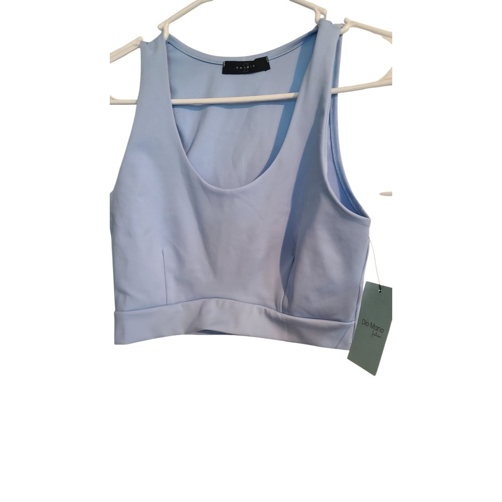 21 SAINTS‎ Womens Size Small Blue Sleeveless Crop Top NWT New